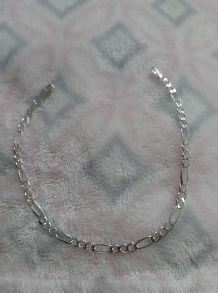 925 Sterling Silver Bracelet/Brasalete De Plata 925