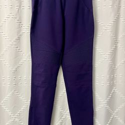 Figs Womens Kanye Moto XS Purple Scrub Pants Limited Edition 