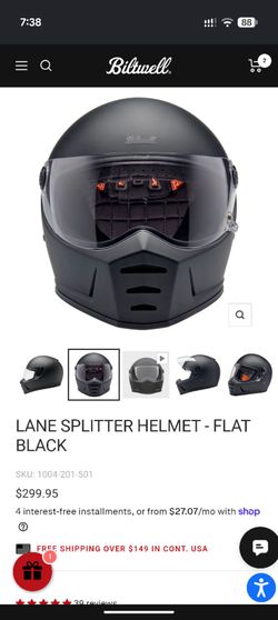 Brand new in the box BiltWell helmet (xxl)