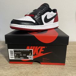 Jordan 1 Low Black Toe