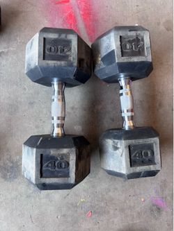 40lb dumbbells