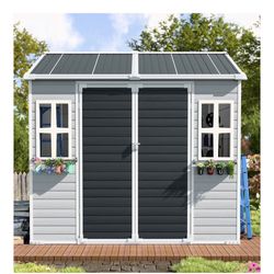 8X6 Resin Storage Shed $500