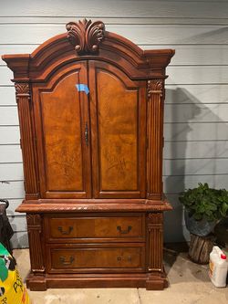 Large Wood Cabinet