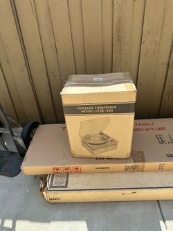 Brand new record player
