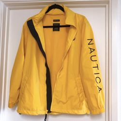 [Like New]Packable Nautica Windbreaker Jacket With Hoodie