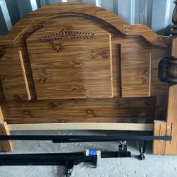 King Headboard With Rails