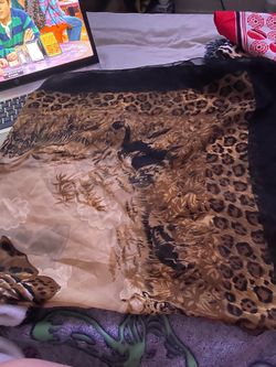 Tiger Print Headscarf