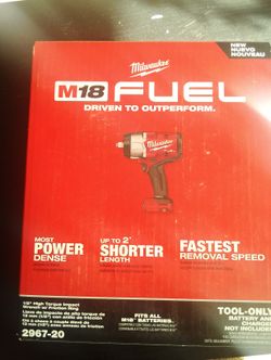 Milwaukee Fuel 1/2 " Impact  New Tool Only 