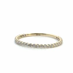 Woman’s Ladies 14k Yellow Gold Lab Grown Diamond Stacking Band Ring .30 CTW Size 7 GP3127423