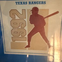 1992 Texas Ranger Dream Team Baseball Cards 