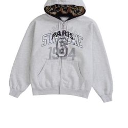 Supreme MM6 Maison Margiela Zip Up Hoodie 