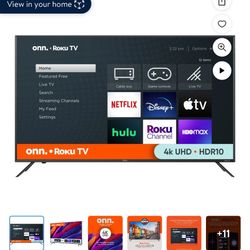 50’ Roku Smart TV
