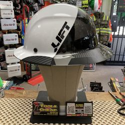 LIFT FULL BRIM SAFETY HARD HAT- White & Black