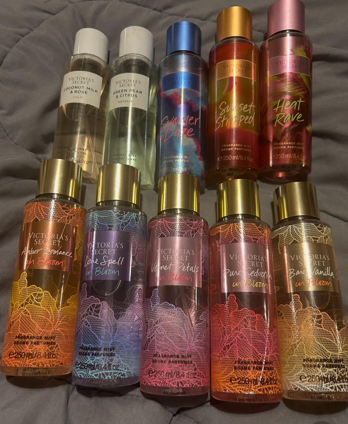 10 VICTORIA SECRET MISTS