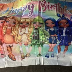 Rainbow High Dolls  Birthday Party Supplies (new)