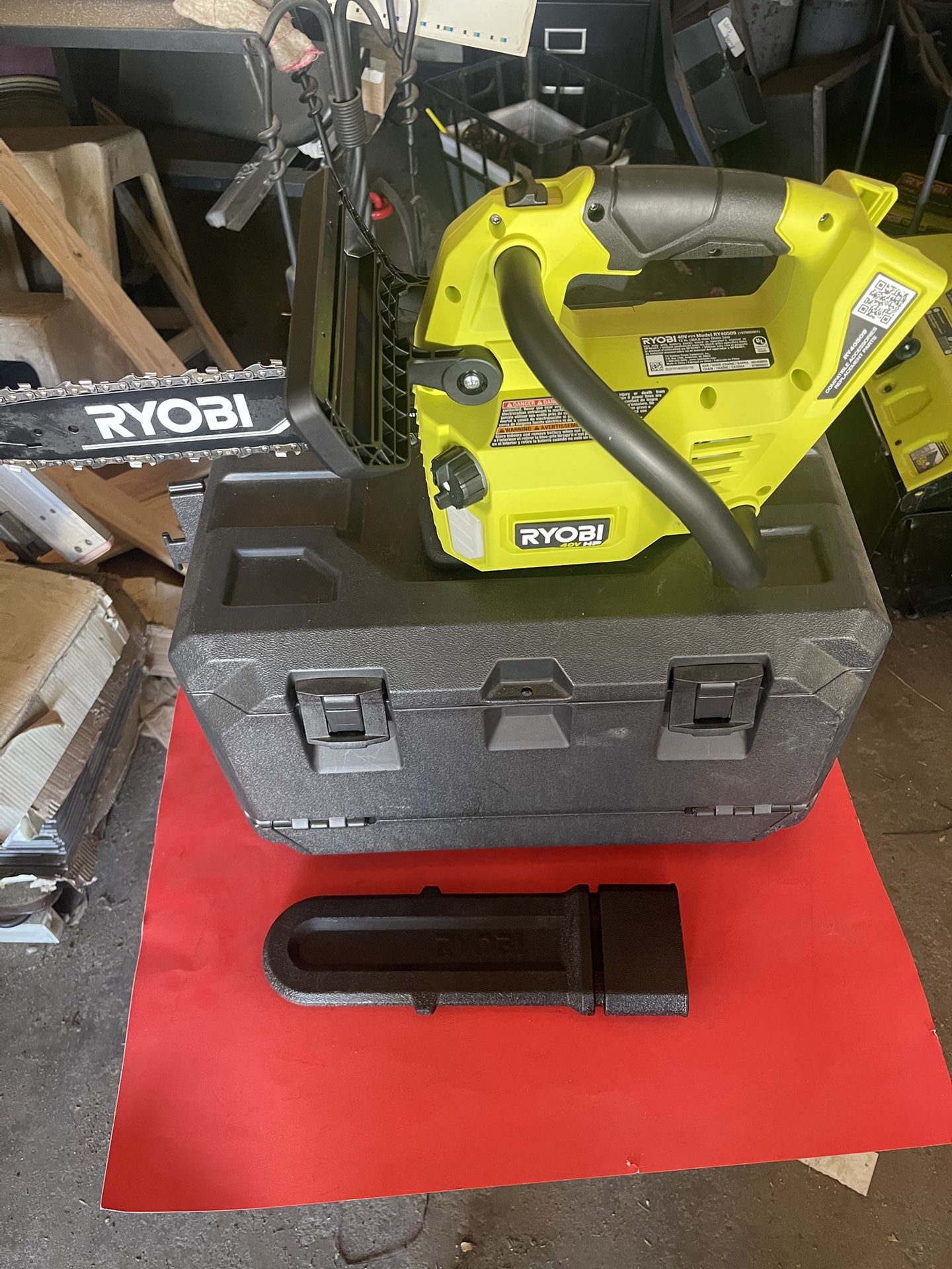 RYOBI 40V HP Brushless 12 in. Top Handle Battery Chainsaw
