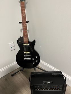 Excellent Les Paul Guitar and Spark Bluetooth Amp
