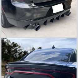 Carbon Fiber Rear Diffuser –  Dodge Charger (SXT / SE / R/T)
