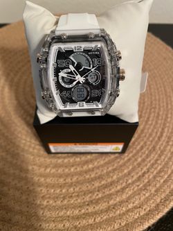 Activa X Invicta Digital Essentials Men's Watch - 45mm, White