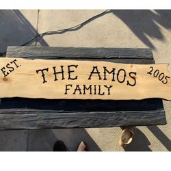 Custom Carved Wood Signs