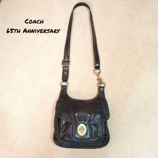 Coach Legacy Leather Hippie Crossbody Bag 10325