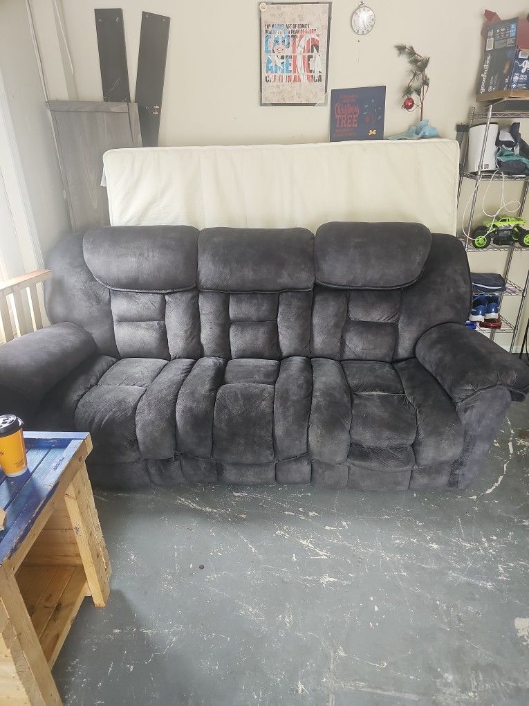 Dual Recliner Couch