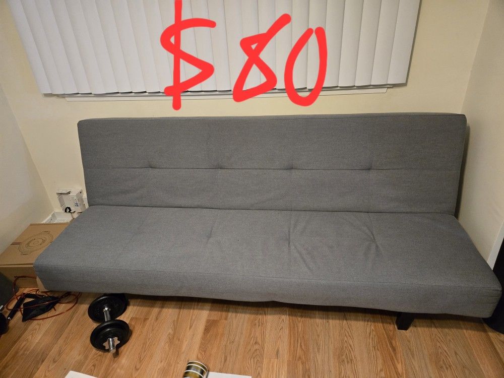 IKEA BALKARP Sleeper sofa, Vissle gray