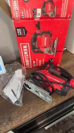 CRAFTSMAN Jig Saw, 6.0-Amp, Corded, Variable speed trigger ranging from 03, 200 spm's provides control for clean and accurate cuts 4Orbital settings t