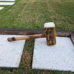 Wood Mallet Extra Large Hand Made Hard Wood