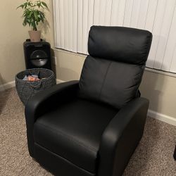 Black leather Recliner BRAND NEW!! 