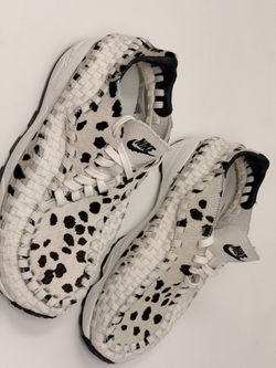Nike Air Footscape Woven "White Cow Print" - Women's Size 7 (NWOB)