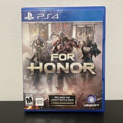 For Honor PS4 PlayStation 4 Video Game CIB Complete Legacy Sony 2017