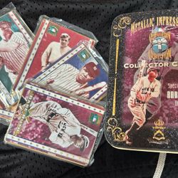 Babe Ruth Metallic Impressions Cooperstown Collection