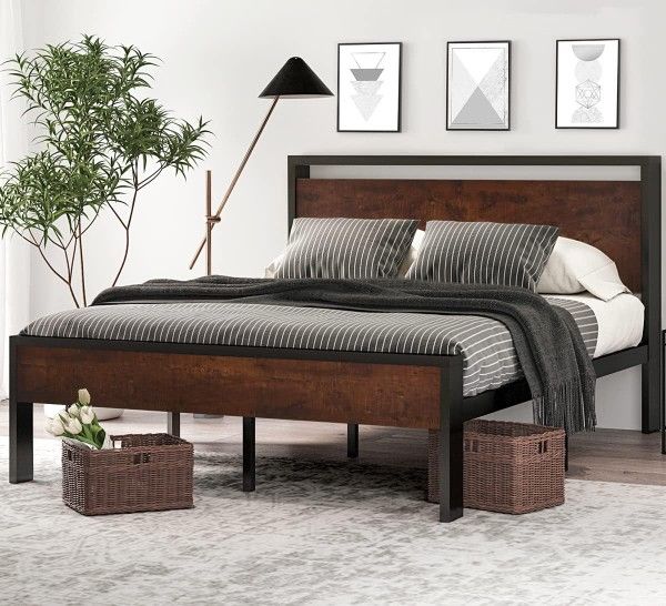 Usan1041261-7 Queen Size Bed Frame