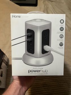 iHome Power Multi-Charge Tower Power Hub