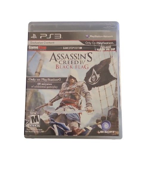 Assassin’s Creed IV: Black Flag GameStop Edition (Sony PlayStation 3, PS3, 2013)