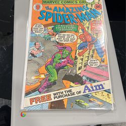 The Amazing Spider-Man, Aim, Toothpaste, Comic