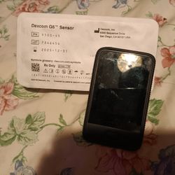 Dexcom G6 Receiver With One G6 Sensor 