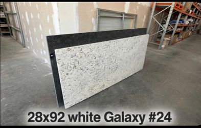 92x28 white Galaxy granite