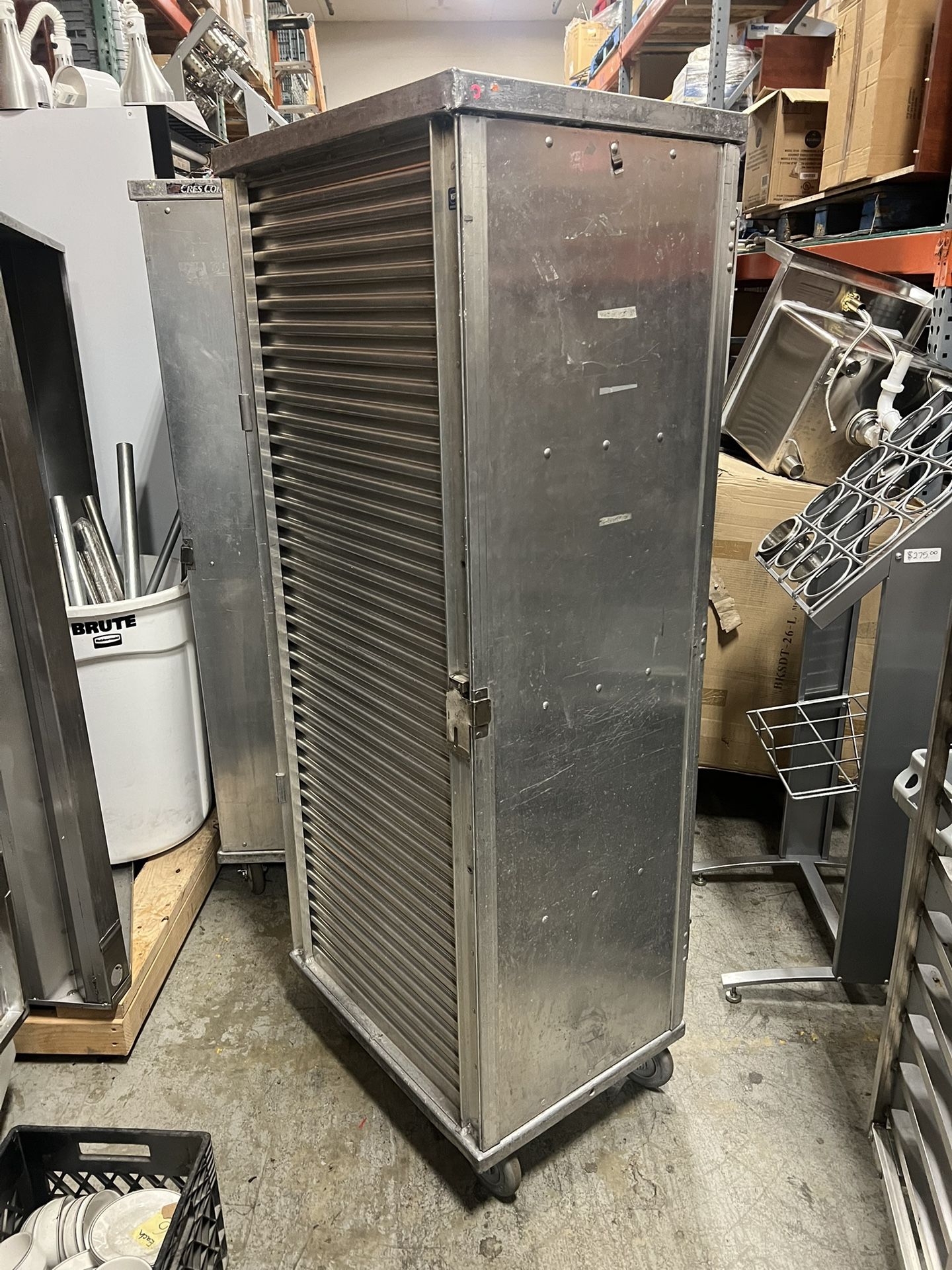 Cres Cor 1001841SDB  20 7/8"W 40 Sheet Pan Rack w/ 1 1/2" Lip Load Slides
