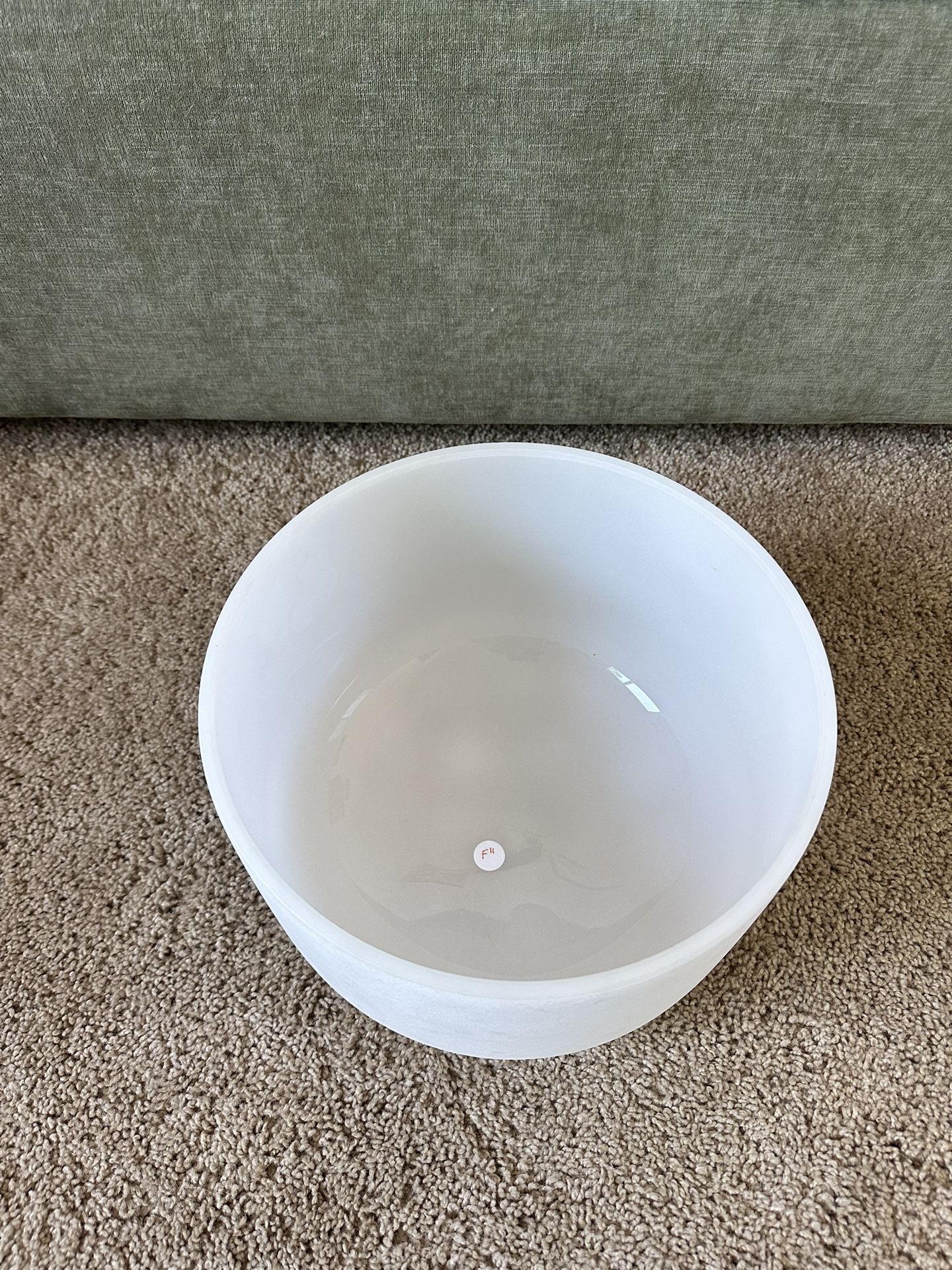 Crystal Singing Bowl - 11 Inch F