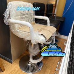 New White Vanity Chair Fully Assembled 