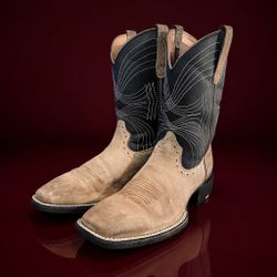 ARIAT Men's Western Leather Boots -Size 9.5D Barley Brown (Style: 10050993)