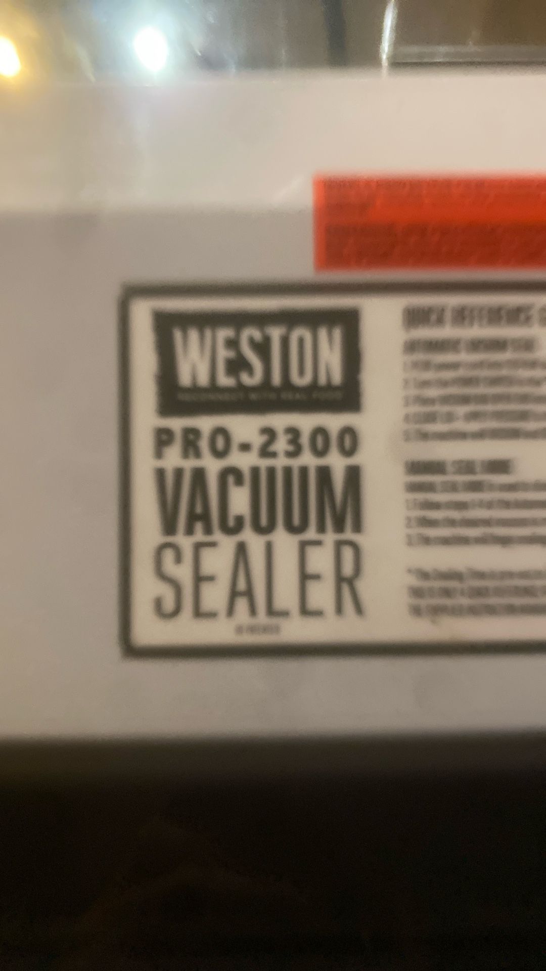 Commercial Vacuum Sealer