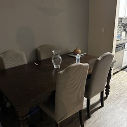 Dining Room Table And 4 Chairs