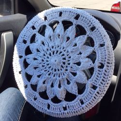 All cotton steering wheel sun block cover