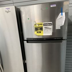 Whirlpool Top & Bottom In Stainless Steel New Open Box