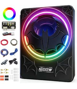 Slim car subwoofer 1600W
