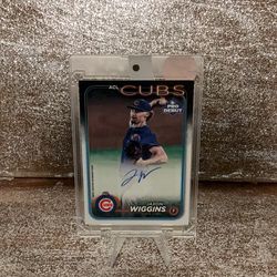 2024 pro debut Jackson Wigan ON CARD AUTO  Chicago cubs