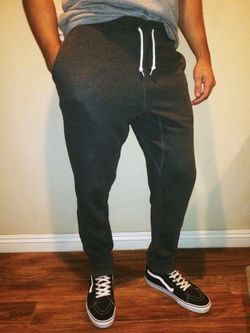 Men’s Joggers New Black and Dark Grey